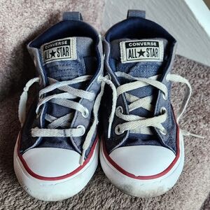 Converse Kids' Navy and White Sneakers
